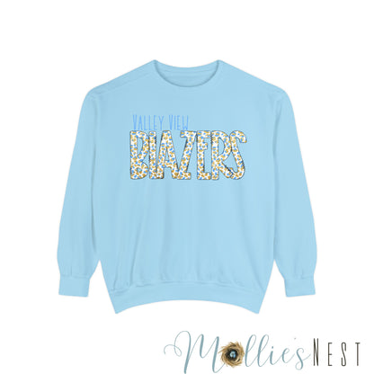 Comfort Colors. BLAZERS Leopard Garment-Dyed Sweatshirt