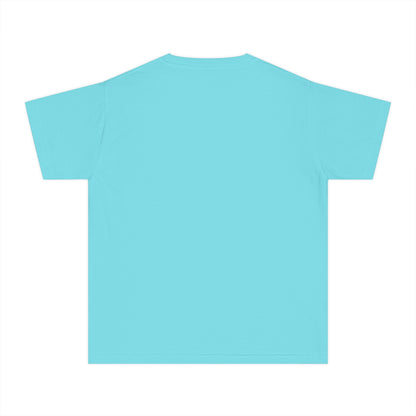 Youth Valley View. "V" logo. Simple Comfort Color Shirt