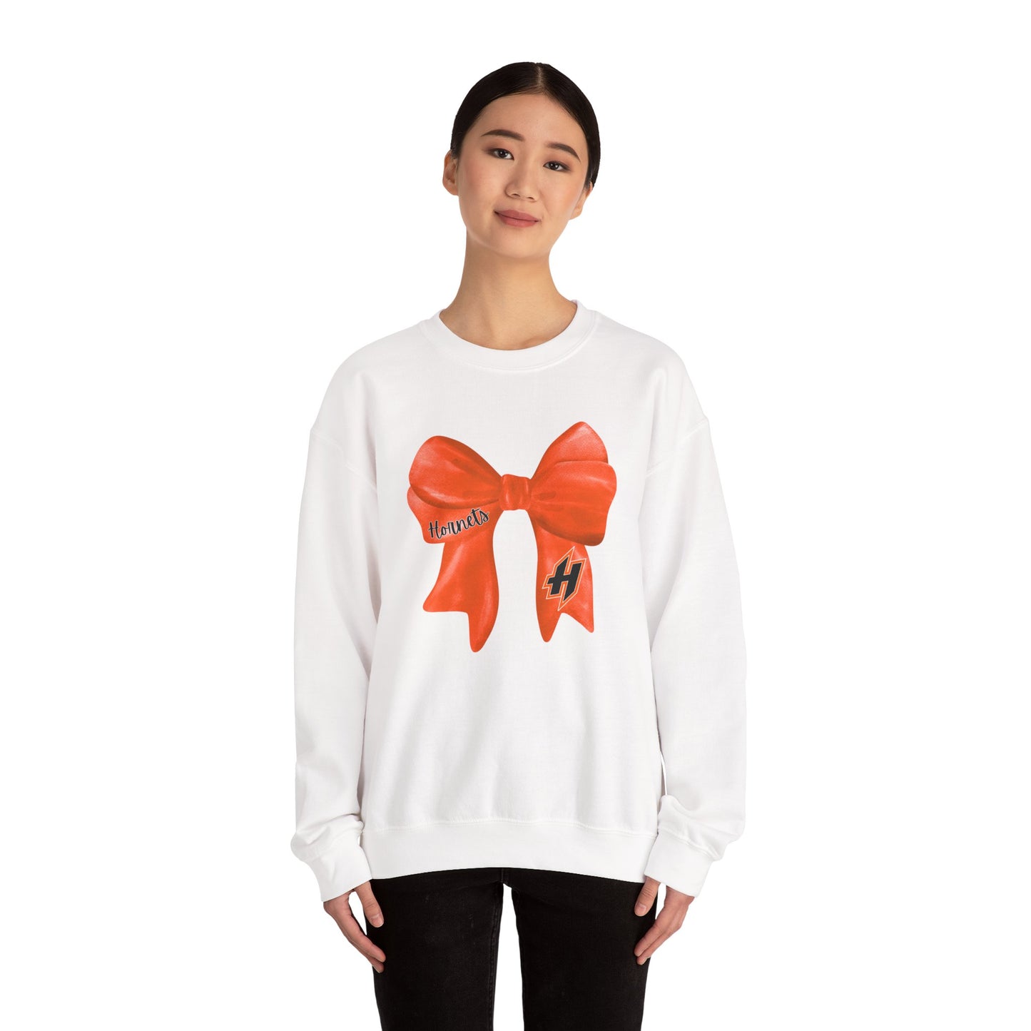 ADULT. Harrisburg Hornet Bow Sweatshirt