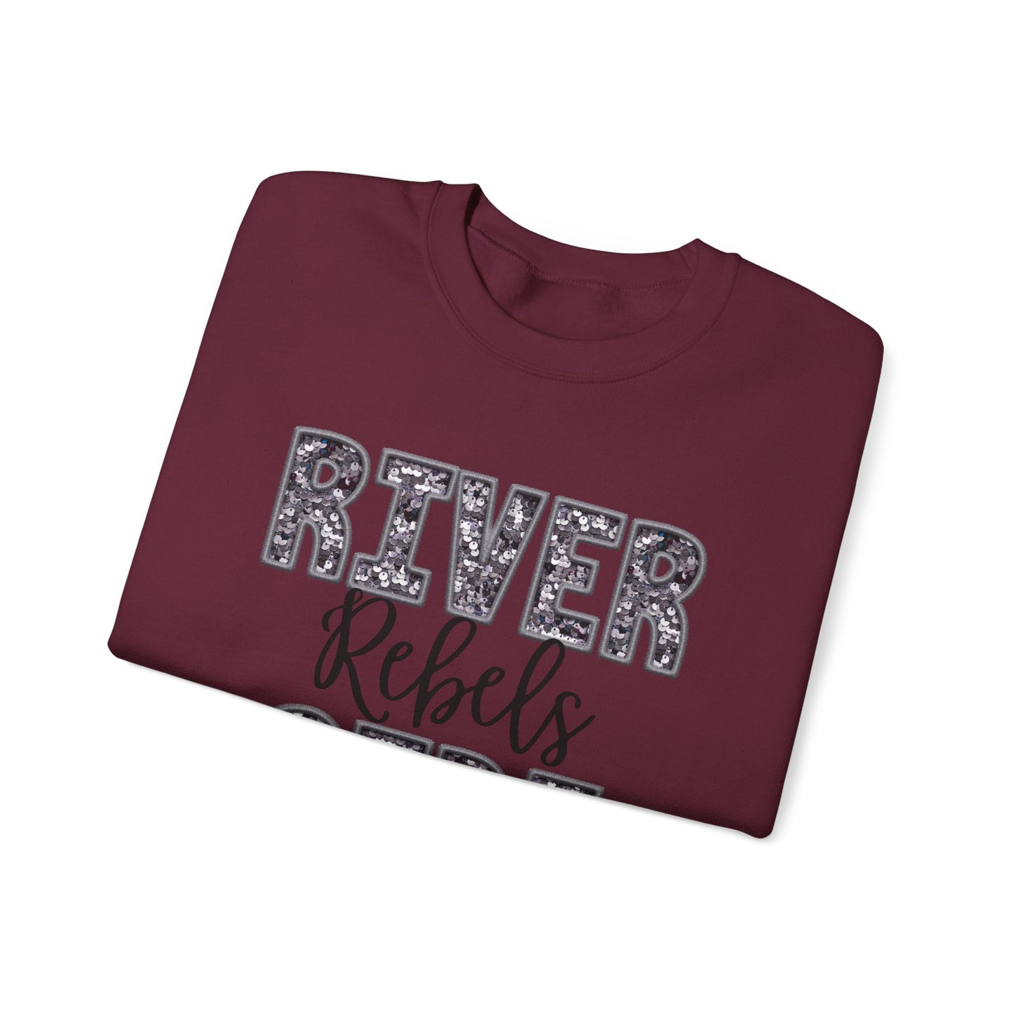 Unisex Heavy Blend™ Crewneck Sweatshirt. Riverside Rebels