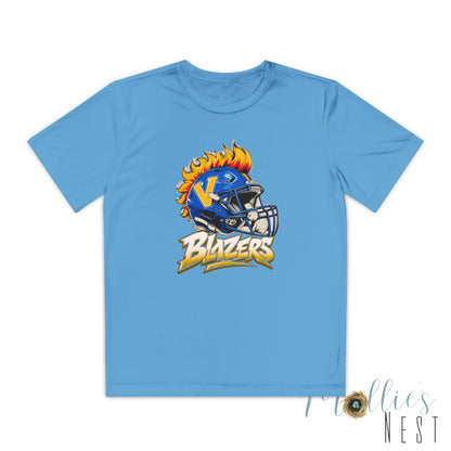 Youth FLAME Helmet Blazers. DRIFIT Football Shirt