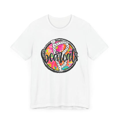 Bearcats. Dalmation Spot ADULT Jersey Short Sleeve Tee
