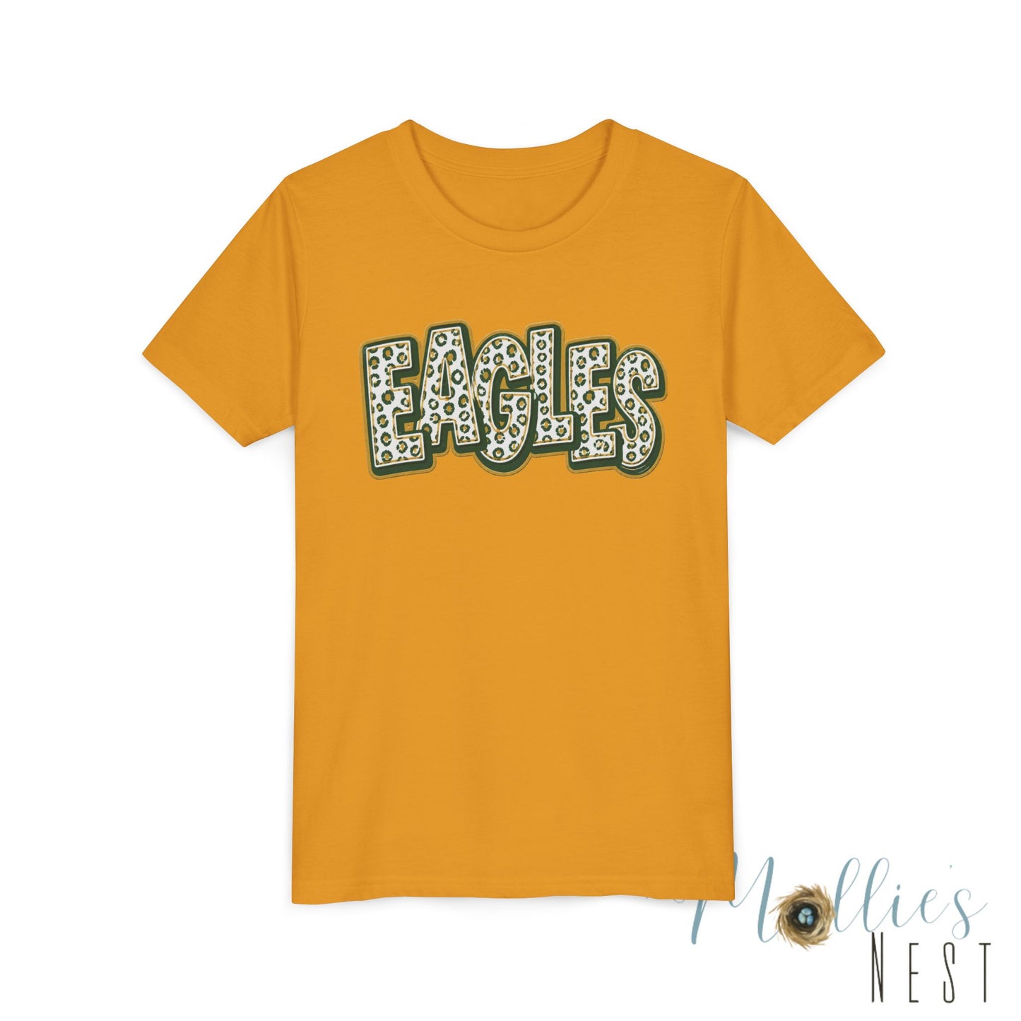 YOUTH GCT, Eagles Tee — Leopard Stacked