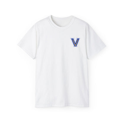 ADULT. Valley View Light the Flame Unisex Cotton Tee, Casual T-Shirt - Football - School Spirit
