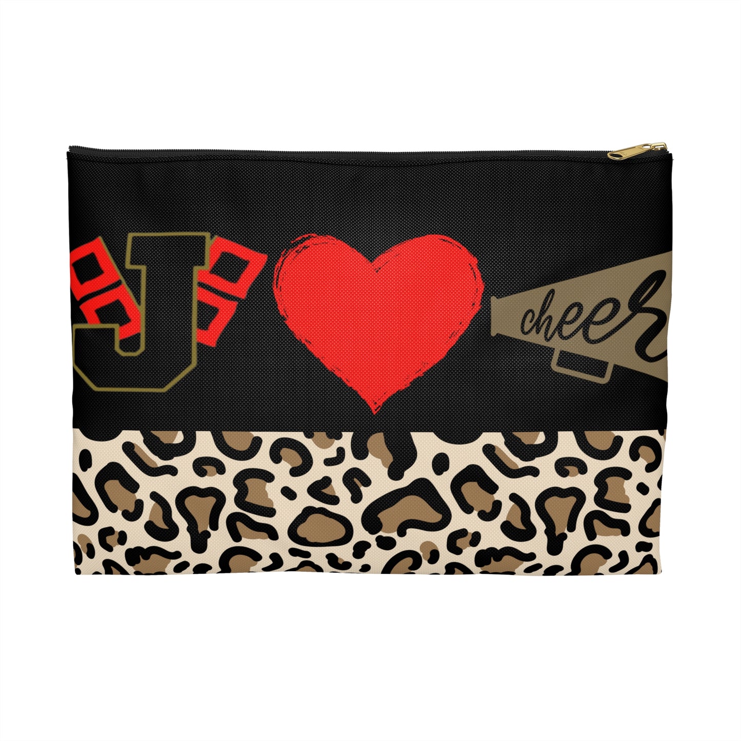 Jonesboro Cheer Leopard. Accessory Pouch