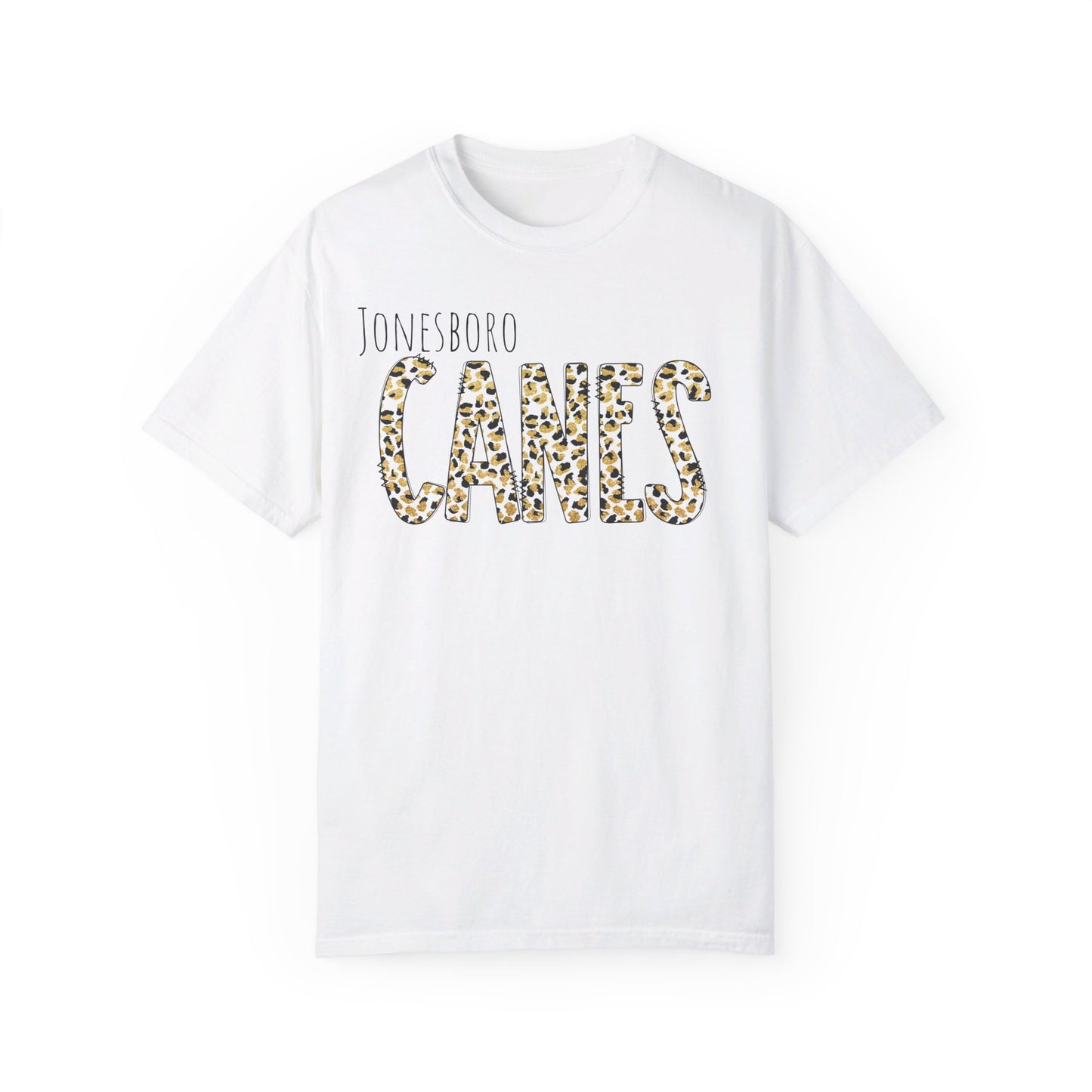 Jonesboro. Canes Leopard Garment-Dyed T-shirt