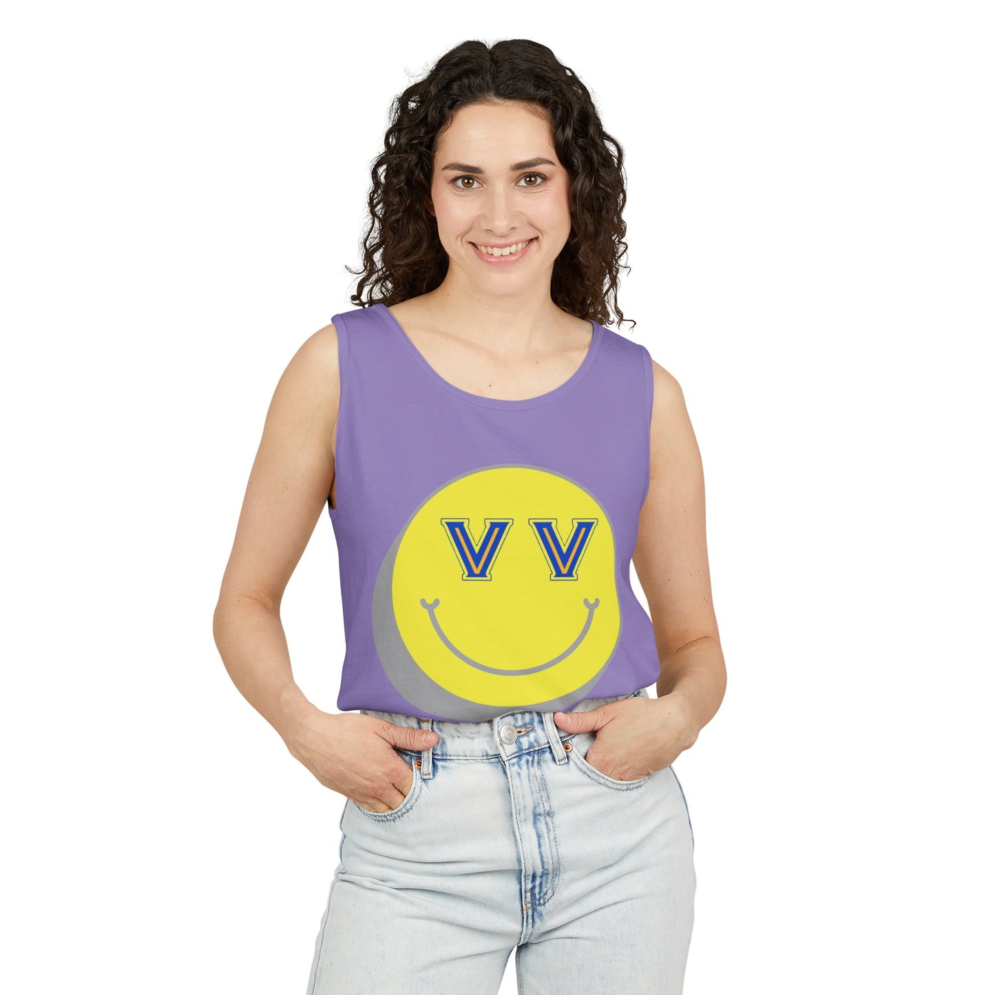 Valley View smile Garment-Dyed Tank Top