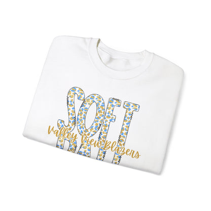 Softball Valley View Blazers .Crewneck Sweatshirt | Unisex Heavy Blend™ | Sporty Comfort for Athletes