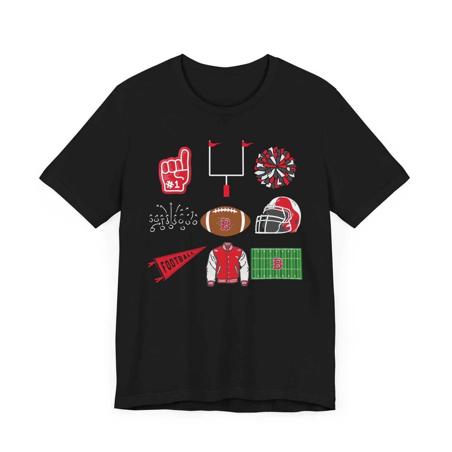 Brookland Football. Jersey Short Sleeve Tee