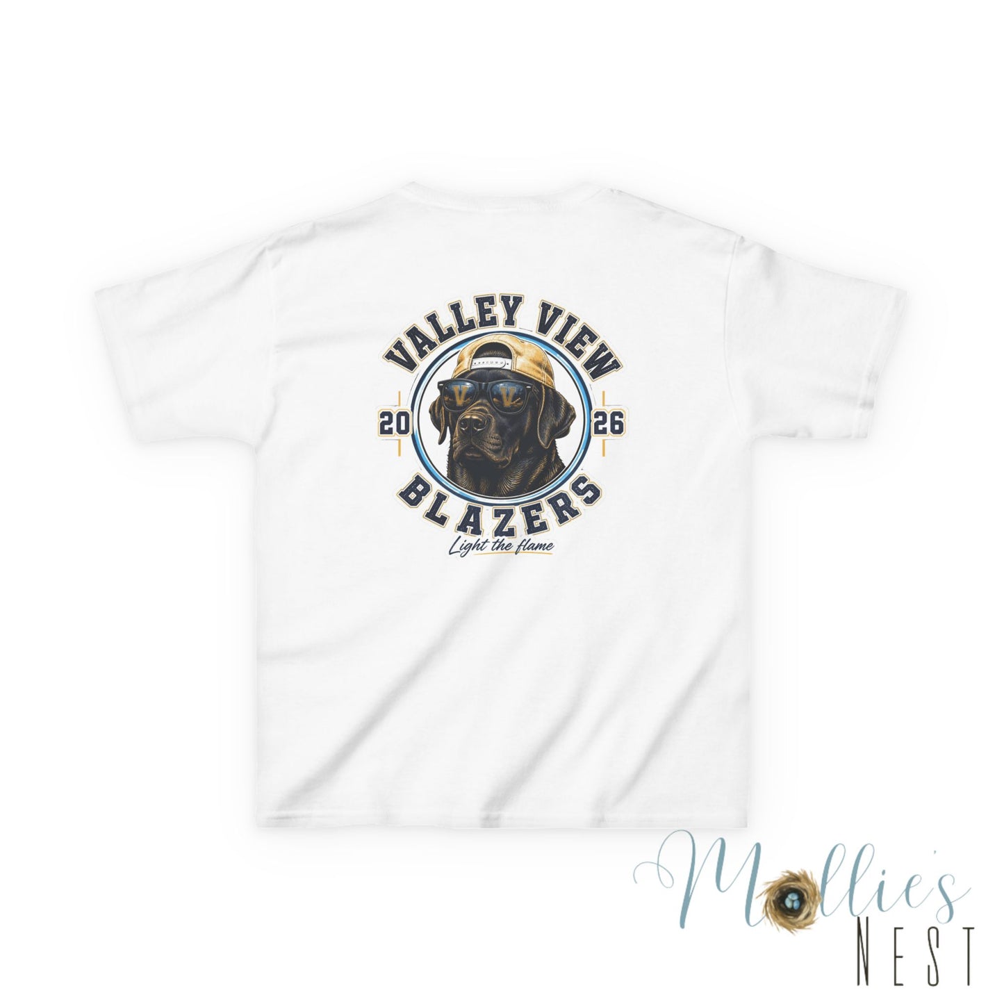 YOUTH.  Valley View Blazers Black Lab 2026 T-Shirt — Vintage Tee (2026)