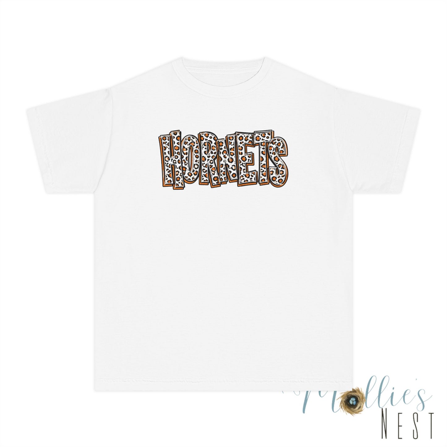 Youth Harrisburg Hornets Leopard Print Graphic Kids T‑Shirt