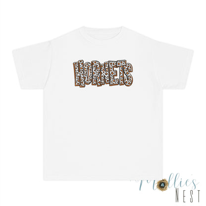 Youth Harrisburg Hornets Leopard Print Graphic Kids T‑Shirt