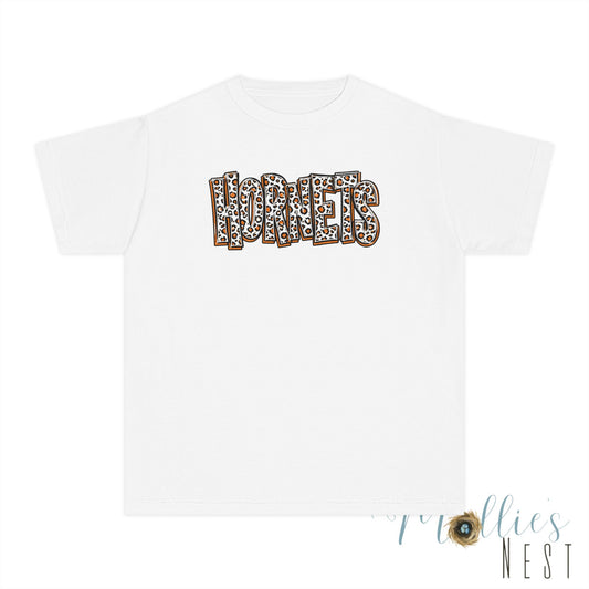 Youth Harrisburg Hornets Leopard Print Graphic Kids T‑Shirt