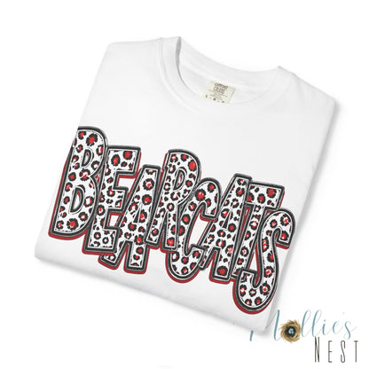 Brookland Bearcats.  ADULT T-Shirt — Leopard Stacked