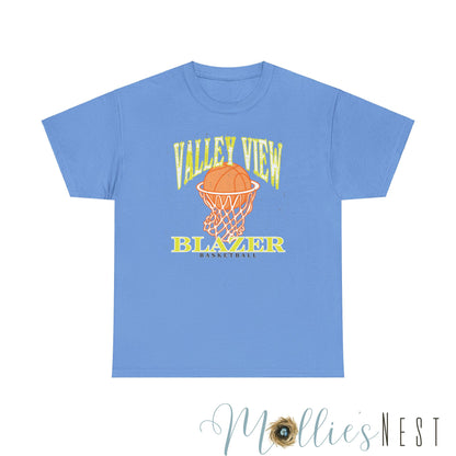Unisex Heavy Cotton Tee. Valley View Blazer Basketball