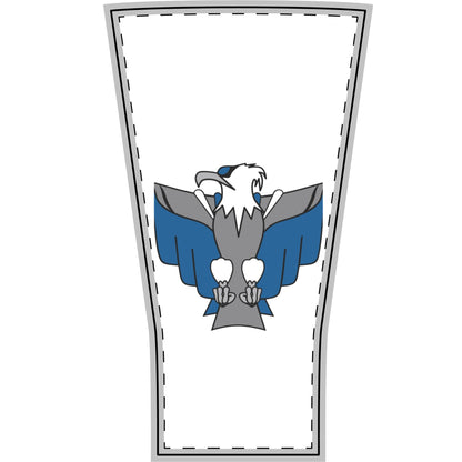 Cross County LOGO Arm Sleeve – Blue/Gray Athletic Compression Sleeve