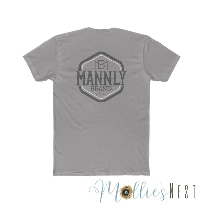 Unisex Cotton Crew Tee. MANNLY BRAND