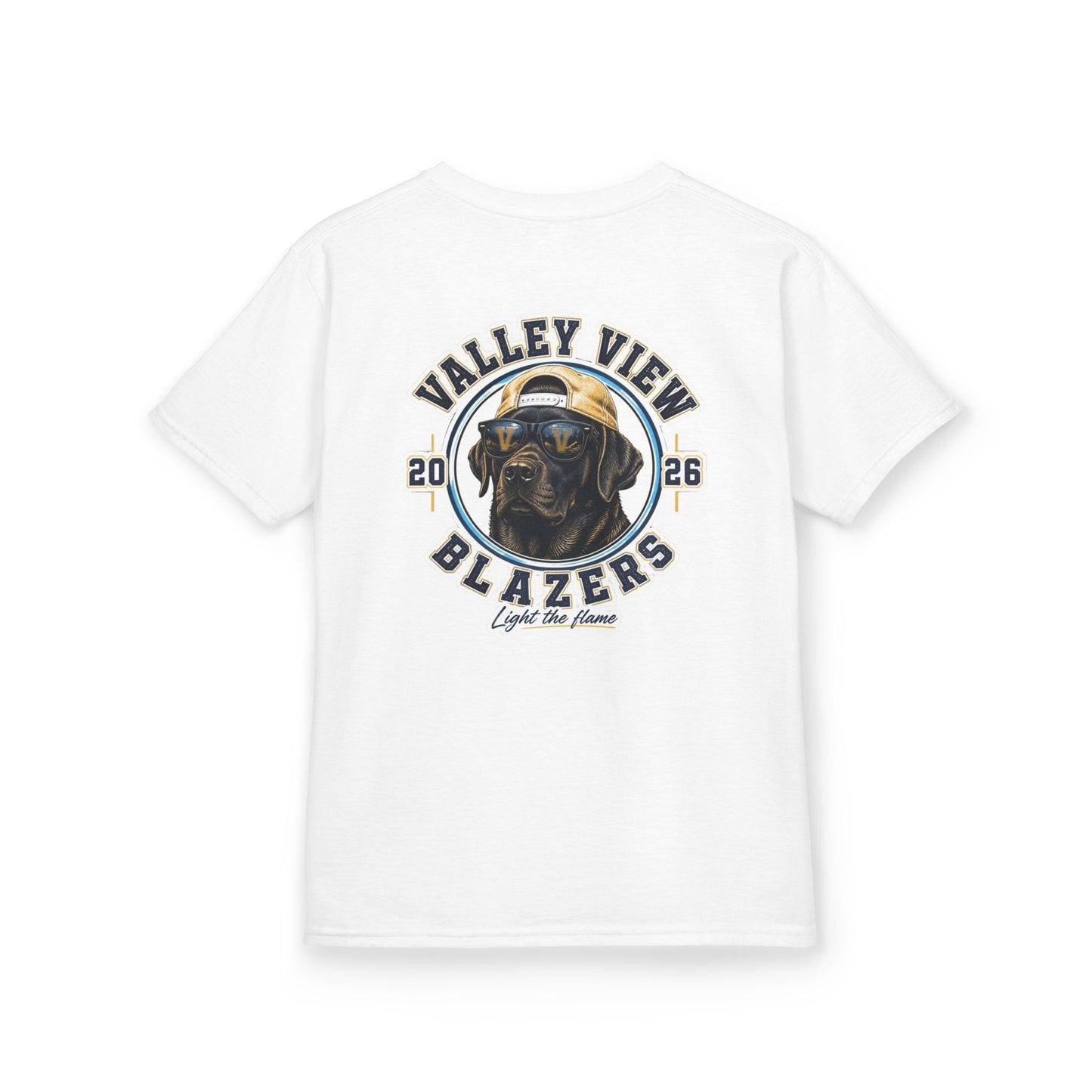 YOUTH.  Valley View Blazers Black Lab 2026 T-Shirt — Vintage Tee (2026)