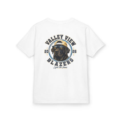 YOUTH.  Valley View Blazers Black Lab 2026 T-Shirt — Vintage Tee (2026)