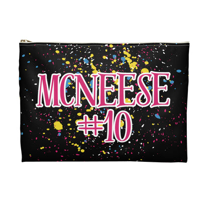 Chaos Softball Accessory Pouch — Customizable Team Makeup & Gear Bag (Name & Number)