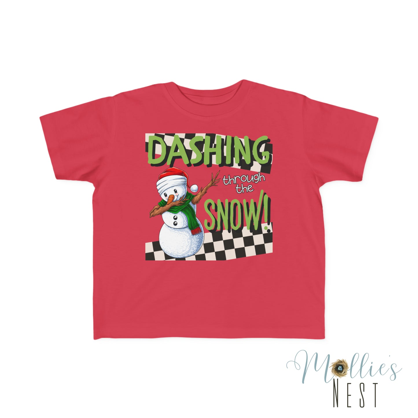 Dashing through the Snow! Toddler's Fine Jersey Tee