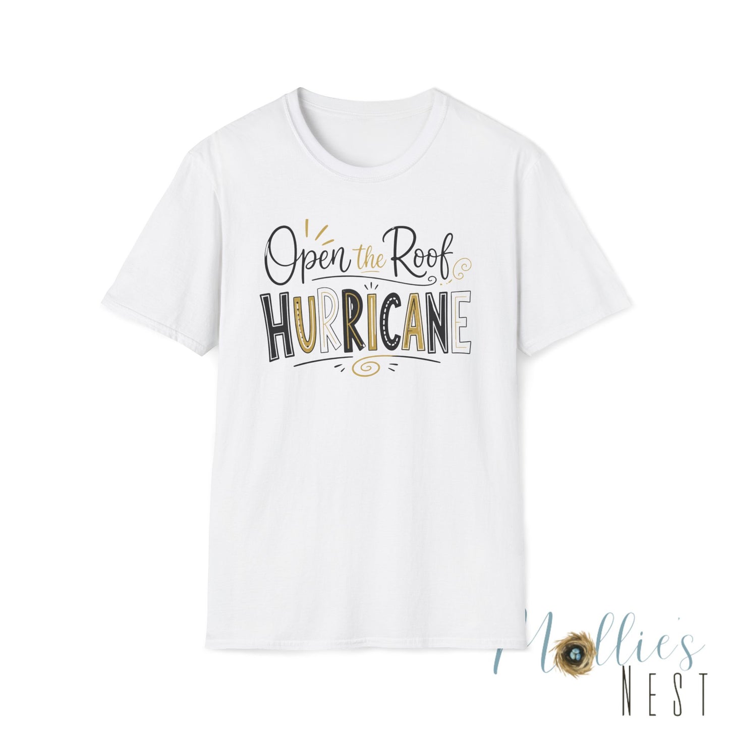 Jonesboro Hurricane Adult T-Shirt - "Open the Roof" Casual Graphic Tee