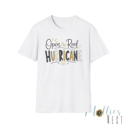 Jonesboro Hurricane Adult T-Shirt - "Open the Roof" Casual Graphic Tee