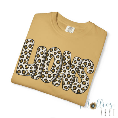 LIONS Leopard Stacked Graphic T-Shirt - ADULT