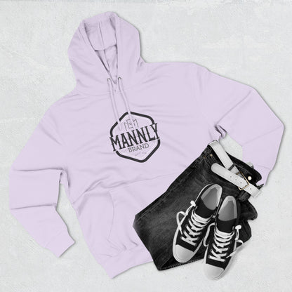 Three-Panel Fleece Hoodie. MANNLY Brand