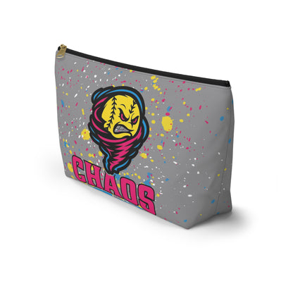 Chaos Softball Accessory Pouch — Personalized T‑Bottom Bag