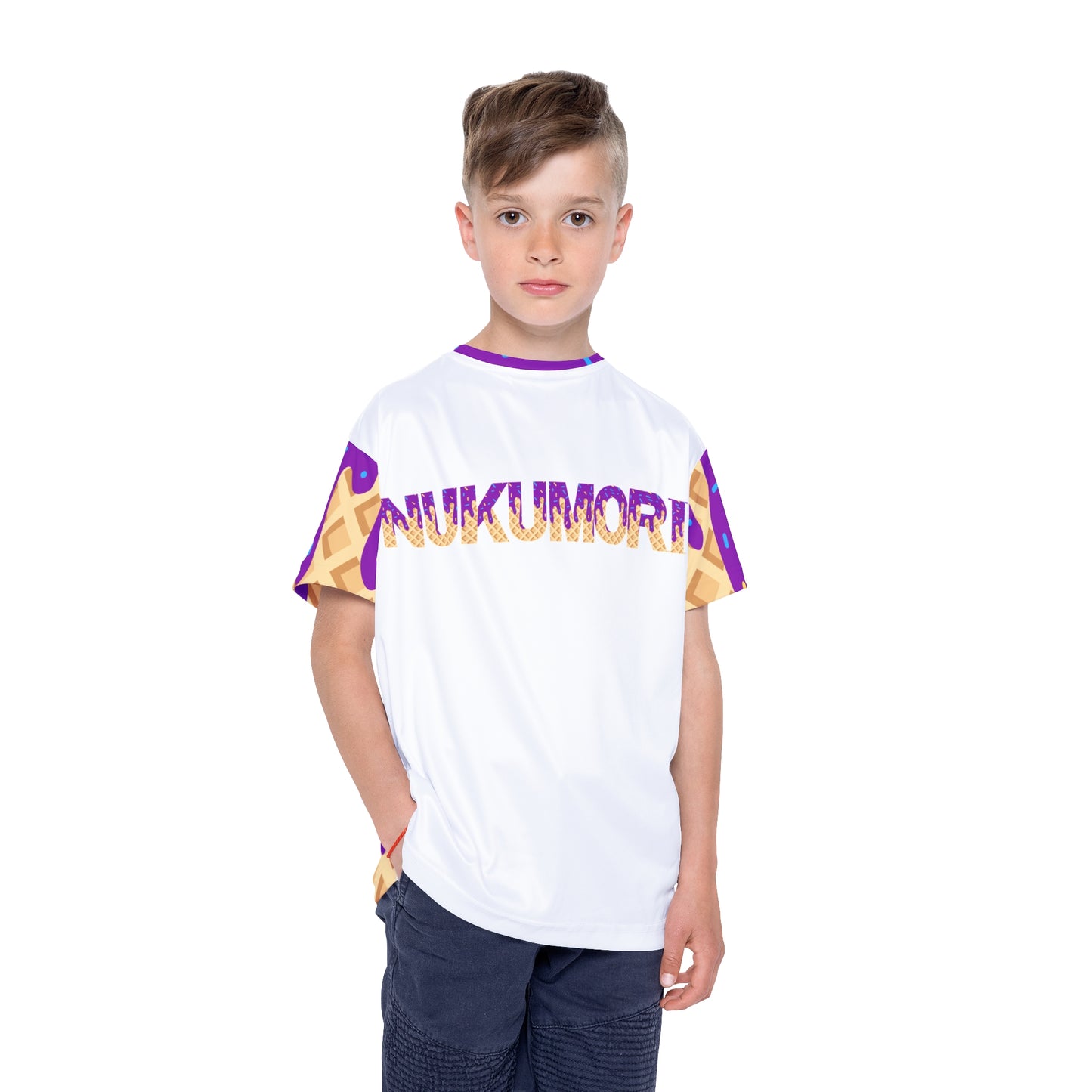 Kids Sports Jersey. Nukumori Ice Cream.