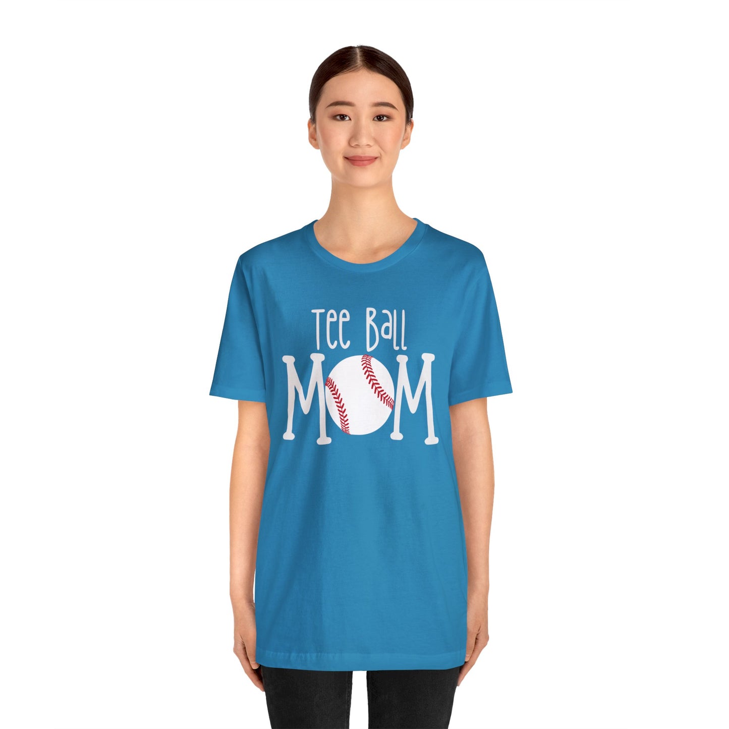 Tee Ball Mom Short Sleeve Shirt