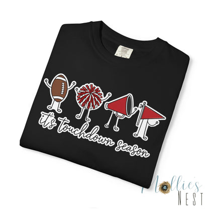 Touchdown Season (Black/Red) - T-Shirt Football Friends Graphic