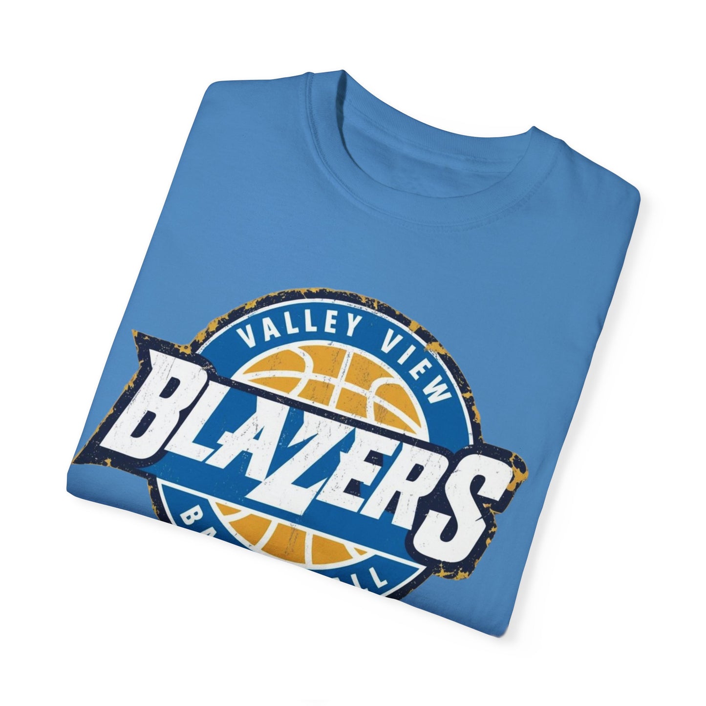 Unisex Garment-Dyed T-shirt. Valley View Blazers Basketball