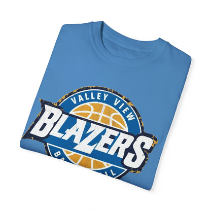 Unisex Garment-Dyed T-shirt. Valley View Blazers Basketball