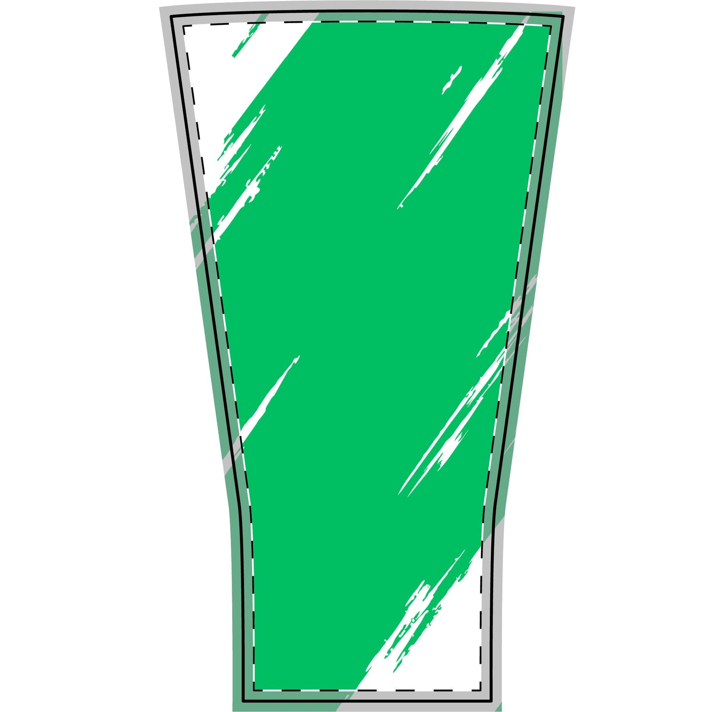 Isibindi Green Pattern Arm Sleeve — Compression Sleeve