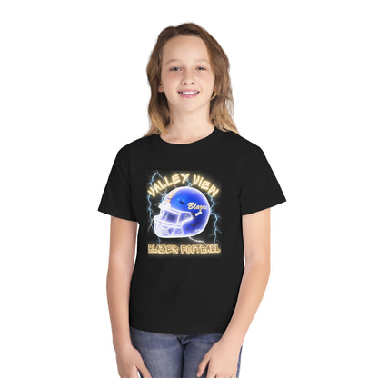 Valley View Blazers Youth Football Tee — "Light the Flame" Team Shirt.2026Schedule