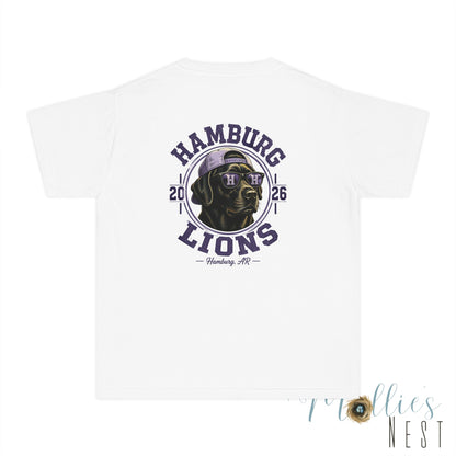YOUTH. Hamburg Lions - Black Lab Youth T-Shirt