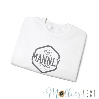 Unisex Heavy Blend™ Crewneck Sweatshirt. MANNLY BRAND