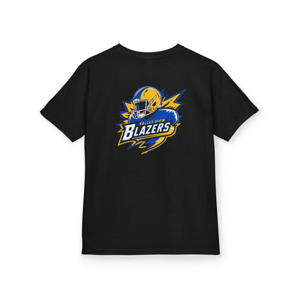 Blazer Kids Tee: Front/Back Football Design