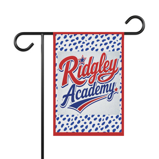 Ridgley Academy Garden Flag — Patriotic School House Banner