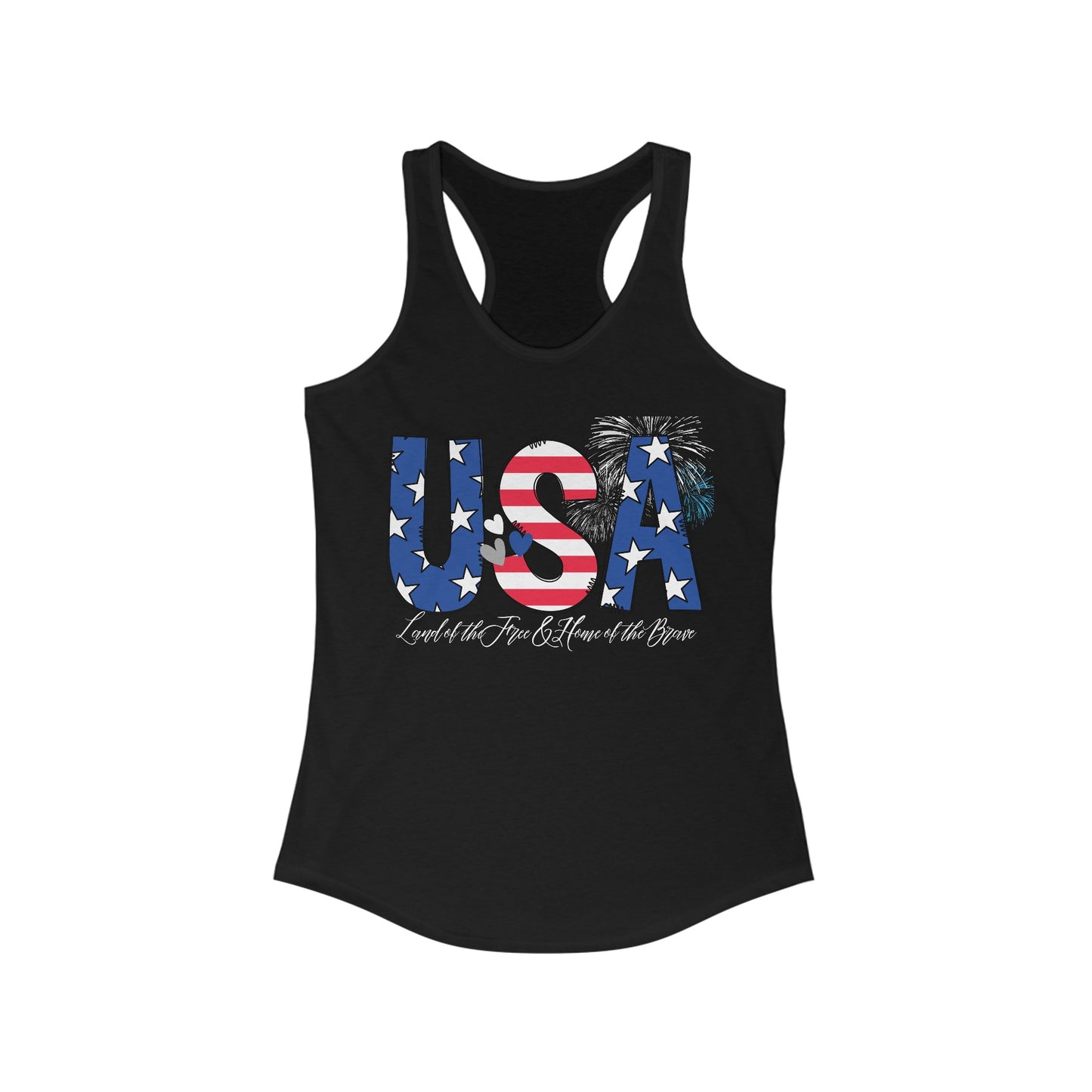 USA. Women's Ideal Racerback Tank