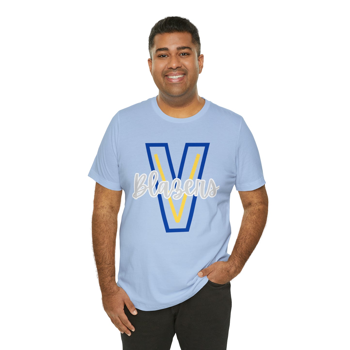 Valley View V Blazers Unisex Jersey Short Sleeve Tee