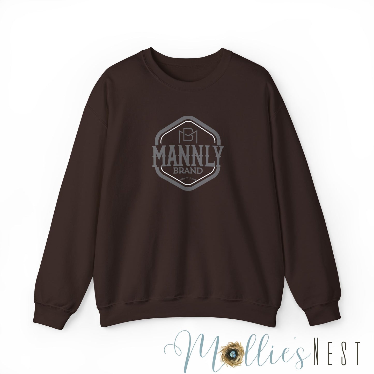 Unisex Heavy Blend™ Crewneck Sweatshirt. MANNLY BRAND