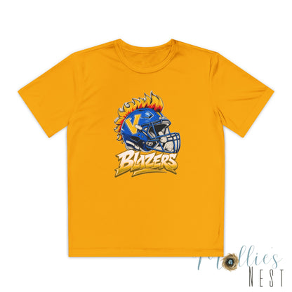 Youth FLAME Helmet Blazers. DRIFIT Football Shirt