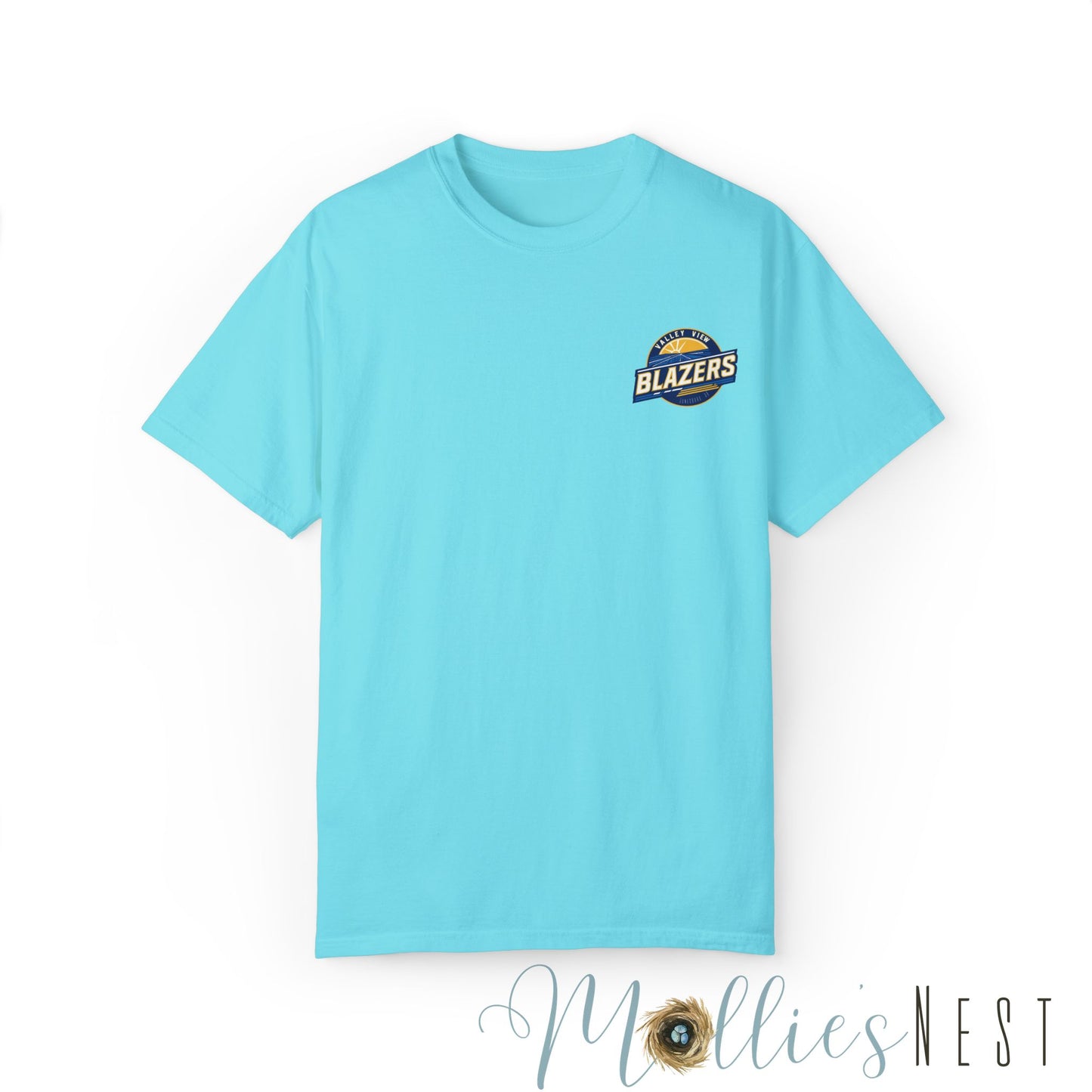 Unisex Garment-Dyed T-shirt. Valley View Blazers - CUSTOM Design. June 2025