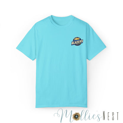 Unisex Garment-Dyed T-shirt. Valley View Blazers - CUSTOM Design. June 2025