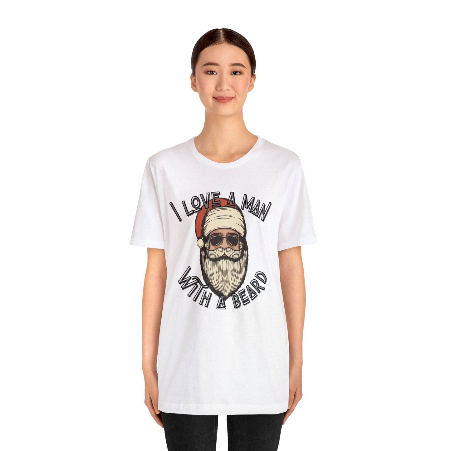 Santa Beard Unisex Jersey Short Sleeve Tee