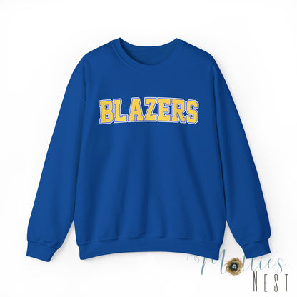 Adult. Blazers Classic. Spirit Crewneck Sweatshirt