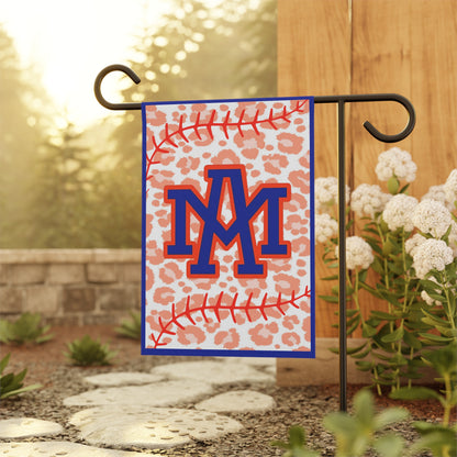Miners Baseball Leopard Garden Flag